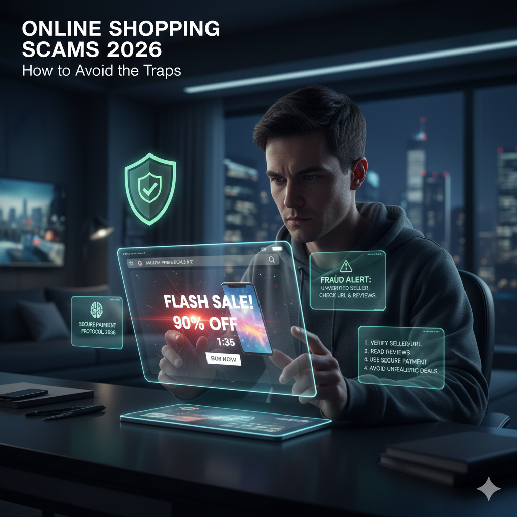 Como evitar golpes em compras online em 2026