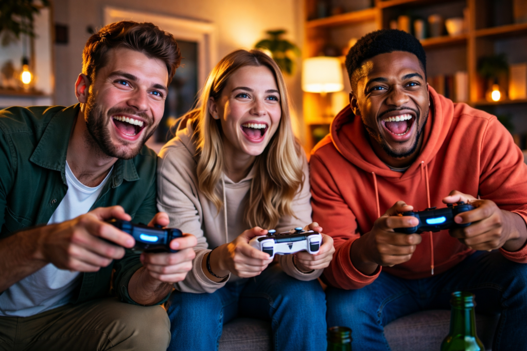 Pessoas jogando GTA VI