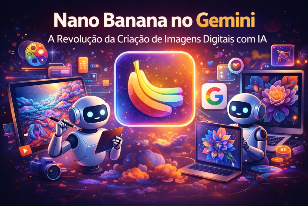 Nano Banana no Gemini para Criação de Imagens